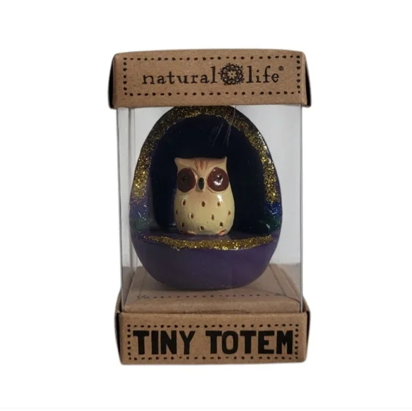 NEW Natural Life Tiny Totem Owl - Picture 1 of 6